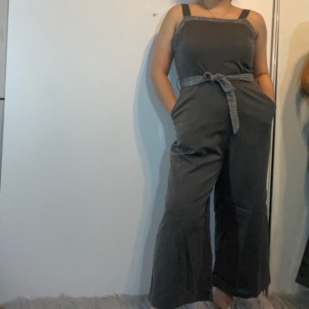 Kem & Thread Jumpsuit Size L Gray View 3